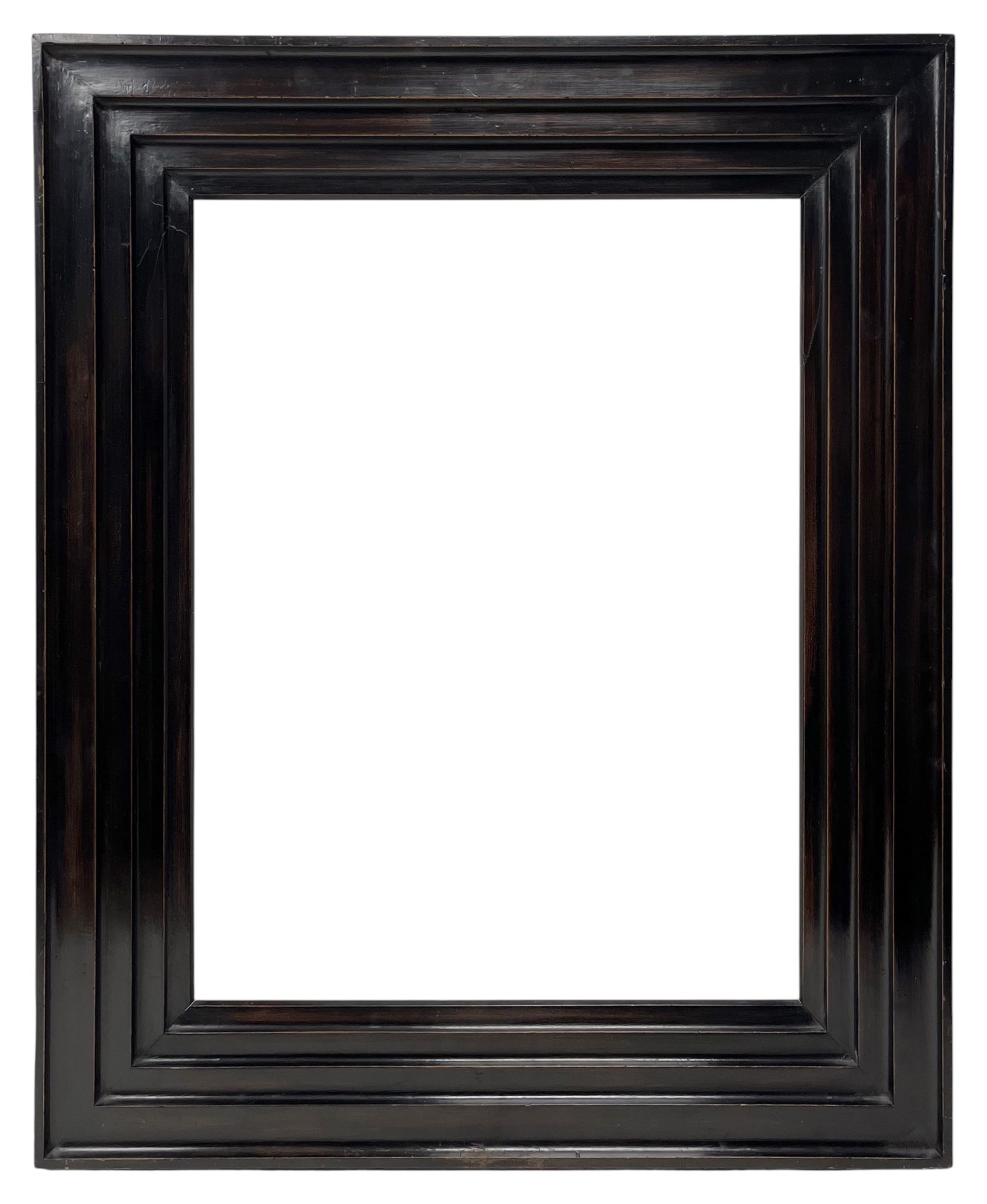 Cadre en bois mouluré noirci XXe — 61.3 x 48.3 cm — Ref. PC0372M2