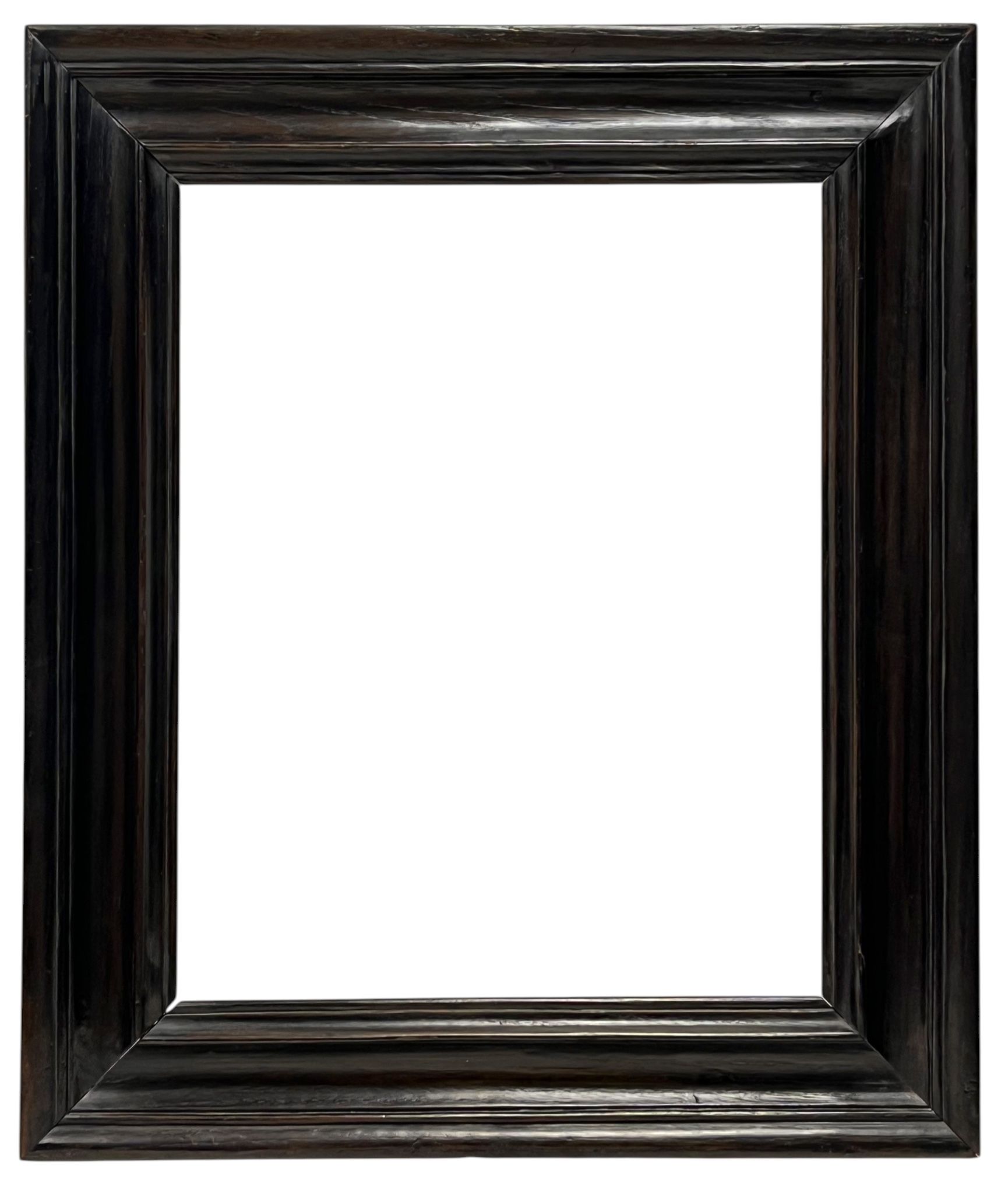 Cadre en bois noirci XIXe — 55,5 x 44,2 cm — Réf. PC0606M2