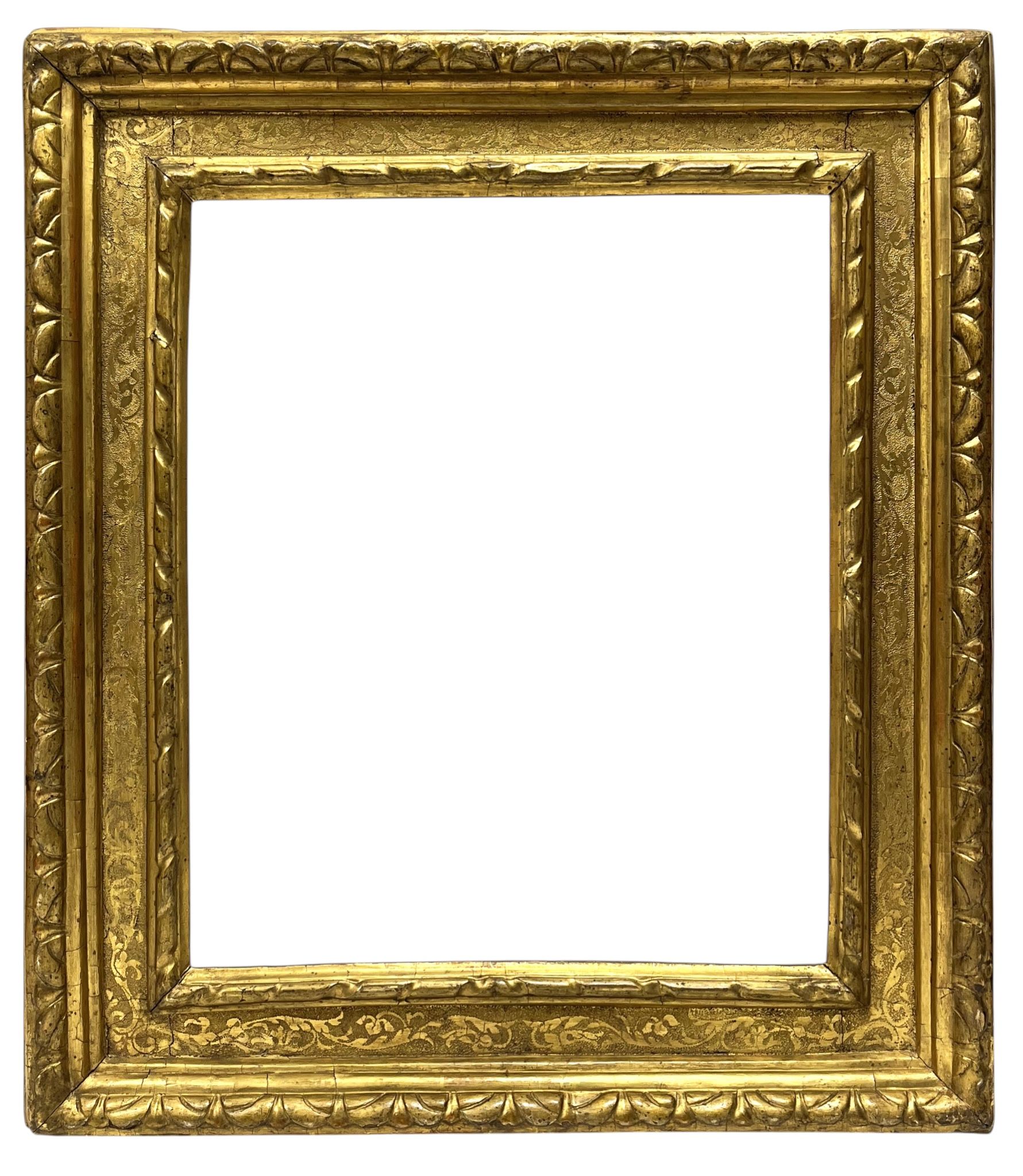 Cadre italien XVI-XVIIe — 46,5 x 37,5 cm — PC0416M2