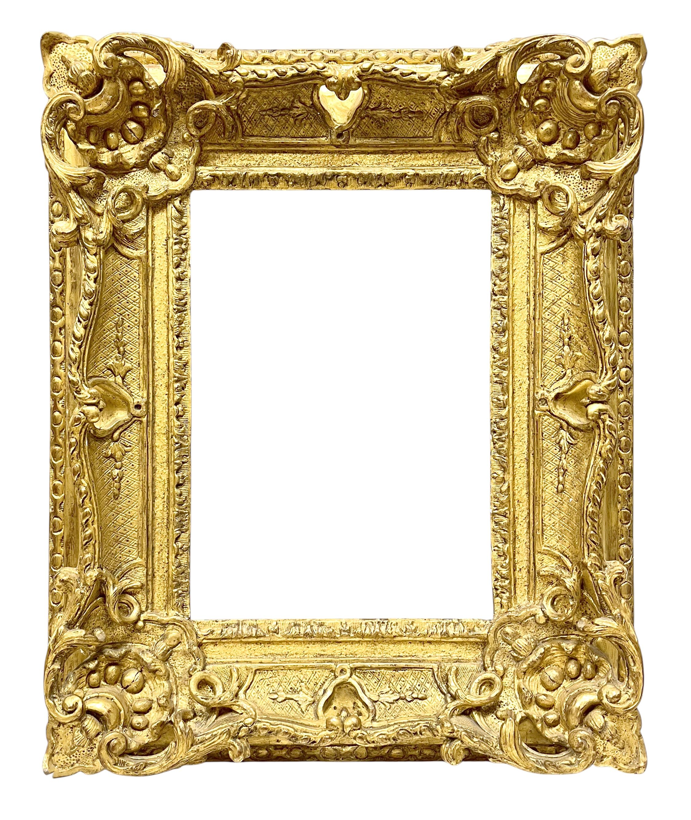 Cadre italien XVIIe — 34 x 25,5 cm — PC0293M2