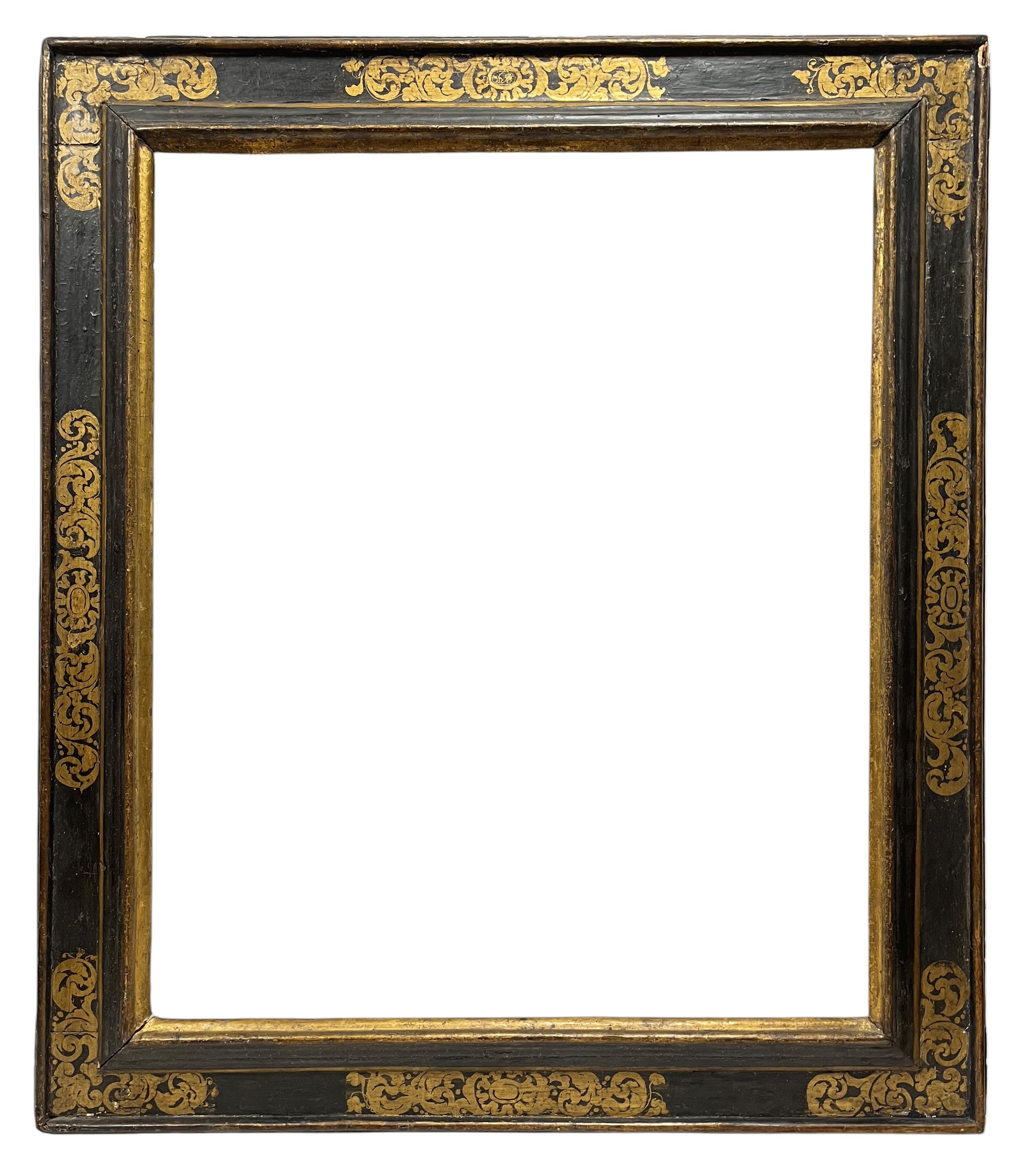Cadre italien à profil renversé XVIIe — 74,5 x 63,5 cm — PC0222M2