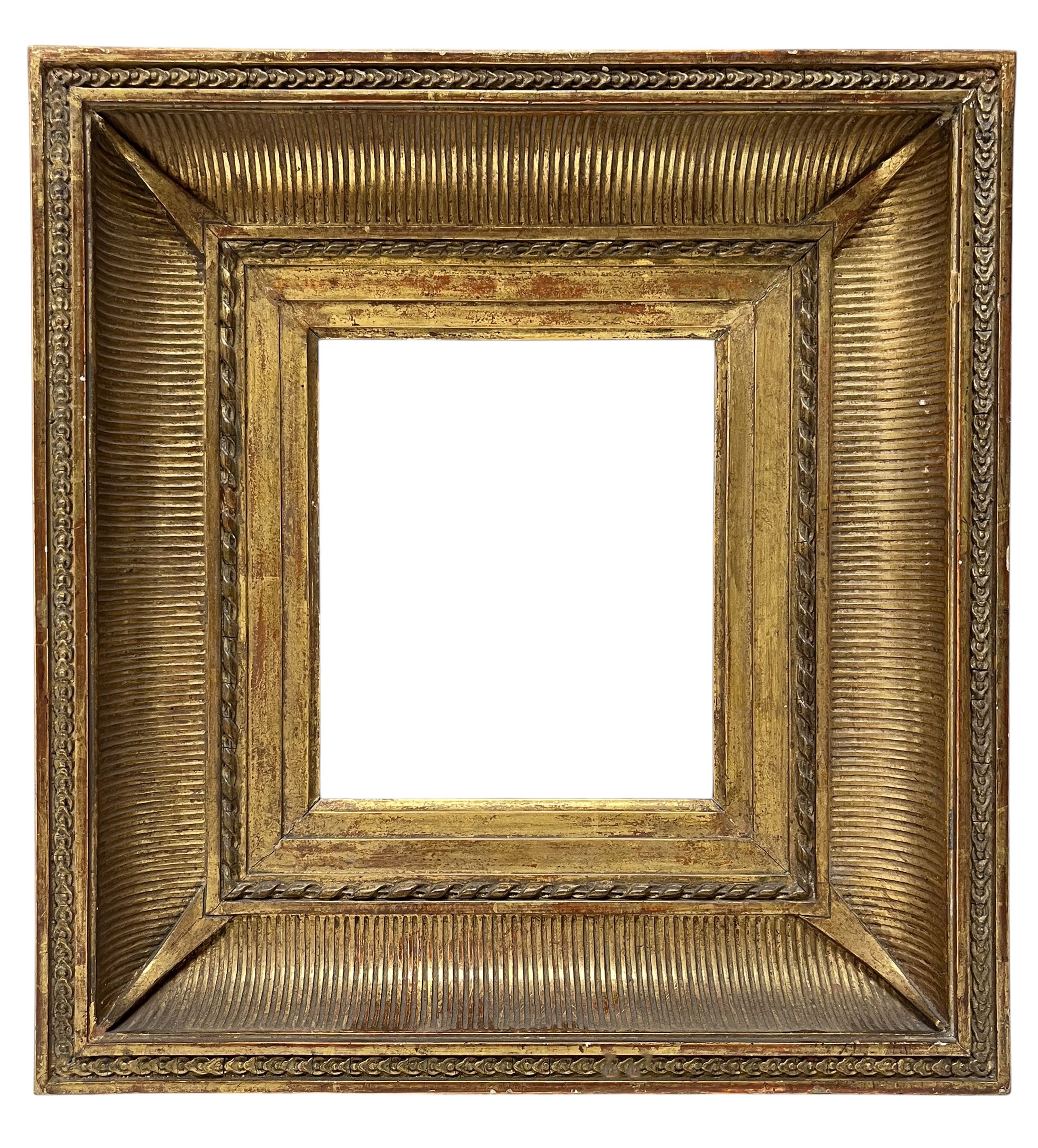 Cadre à canaux XIXe — 15.6 x 13.3 cm — Ref. PC0459M2