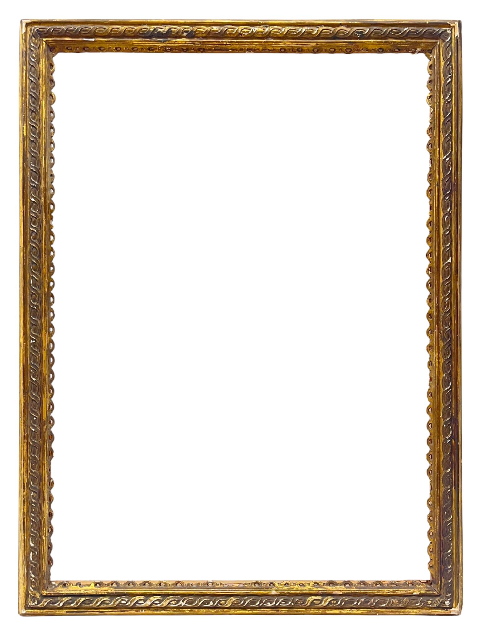 Cadre italien XIXe à entrelacs — 54 x 38 cm — PC0063M1