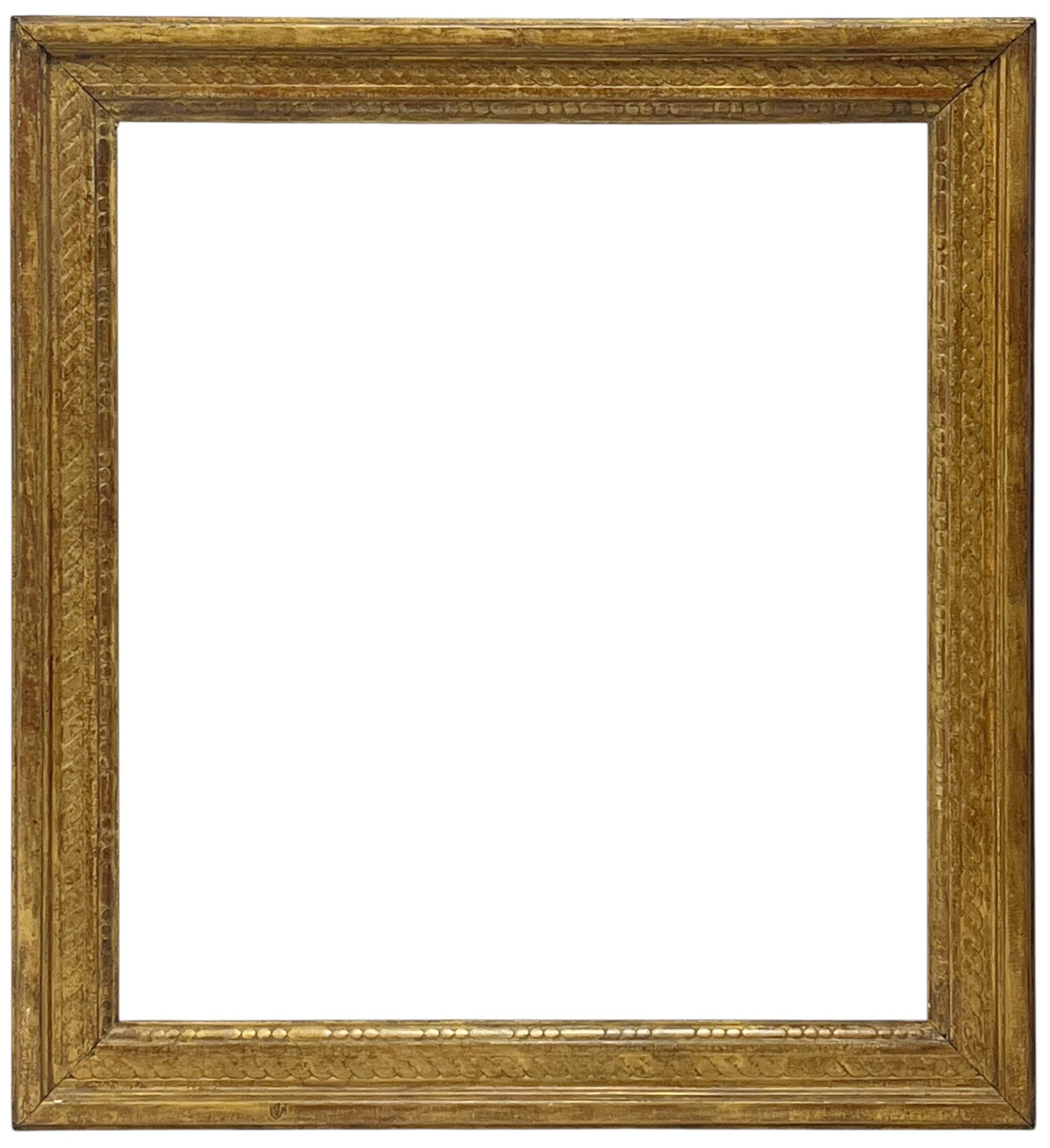 Cadre en bois sculpté doré à la feuille — 57,8 x 52,2 cm Réf. PC0503M2