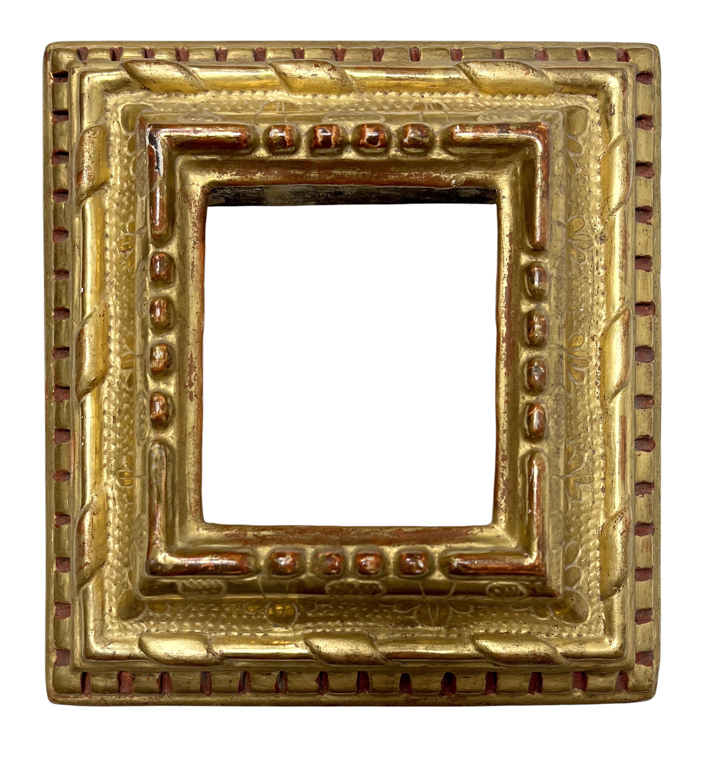 Cadre à profil renversé espagnol XVIIIe — 9,9 x 8,7 cm — Réf. PC0354M2