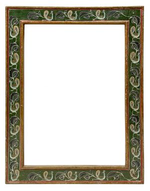 Cadre à décor de frise de paons — 50,4 x 34,9 cm — Ref. PC0032M1