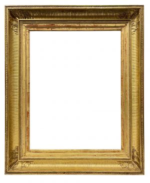 Cadre à canaux d'époque XIXe — 56,3 x 44,9 cm — Ref. PC0024M1