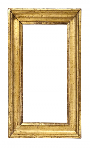 Cadre doré et mouluré — 32 x 15,3 cm — Ref. 3076