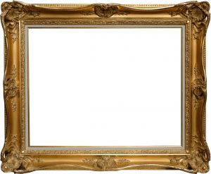 Cadre style Louis XV - 68,5x54 - REF-982