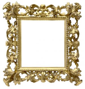 Cadre Baroque italien XVIIe — 19 x 18,3 cm— PC0298M2