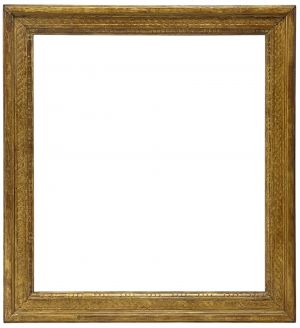 Cadre en bois sculpté doré à la feuille — 57,8 x 52,2 cm Réf. PC0503M2