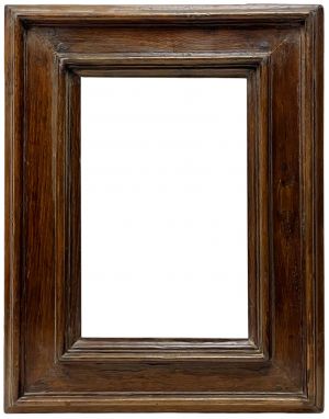 Cadre à cassetta en chêne XVIIe — 42,3 x 27,5 cm — Réf. PC0572M2
