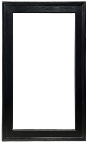 Cadre en chêne mouluré noirci — 81,7 x 45,4 cm — Réf. PC0527M2